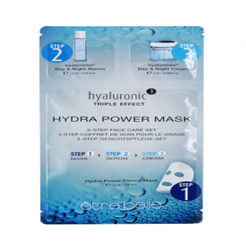 Mặt nạ giữ ẩm hoàn hảo dành cho da khô Etre belle hyaluronic triple effect hydra power mask